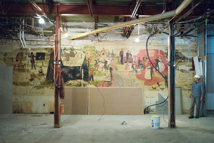 Recovered Temmel mural to be re-covered at hotel