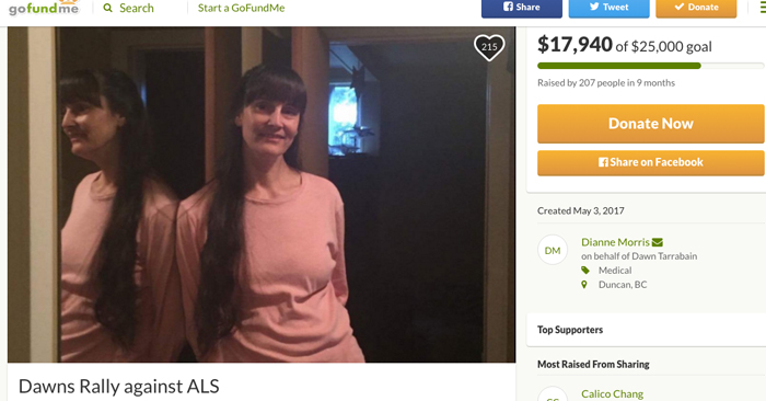 ALS sufferer and family need help