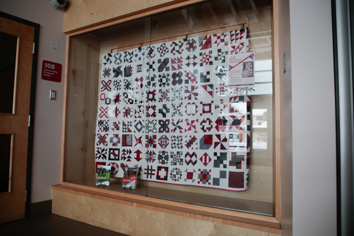 Quilt at library honours 150 Canadian women