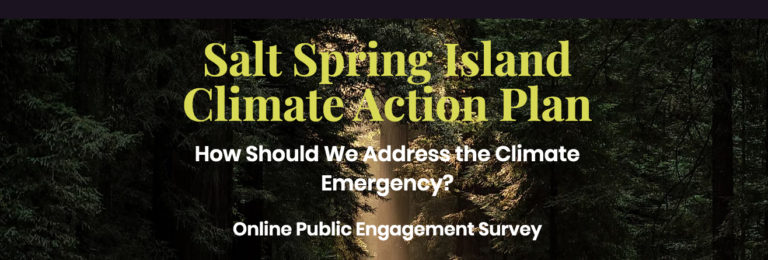 Public input wanted for new Salt Spring Climate Action Plan