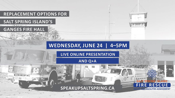 Fire hall project info session offered online June 24th