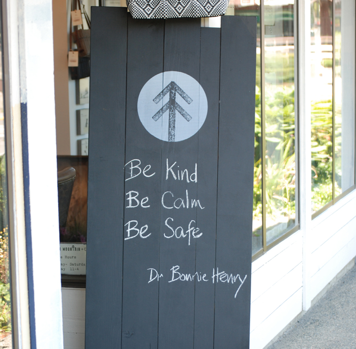 British Columbia Be Kind Be Calm Be Safe Dr.Bonnie Henry