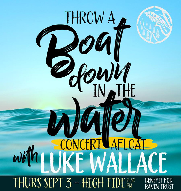 Floating concert in Ganges Harbour Thursday
