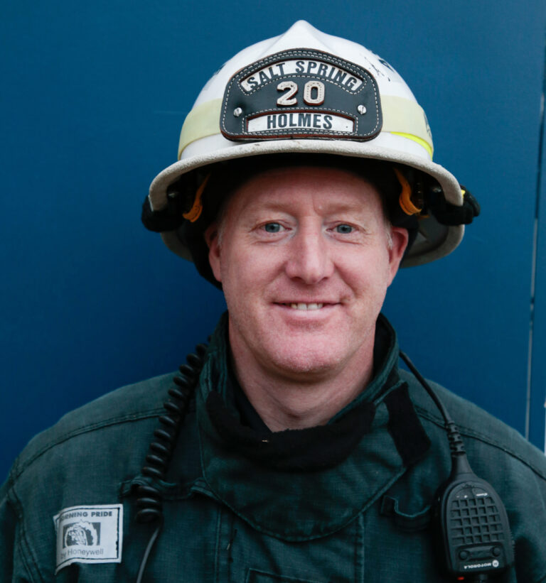 Jamie Holmes appointed as Salt Spring’s deputy fire chief