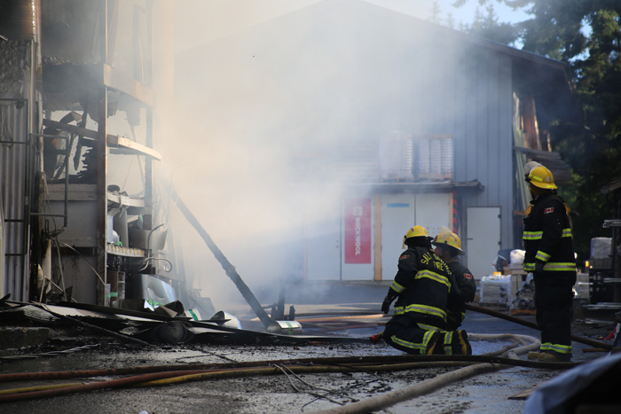 Acting fire chief reports on Windsor Plywood fire
