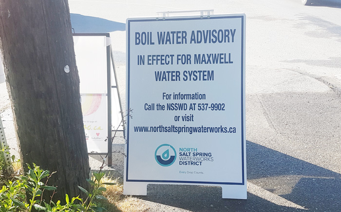 NSSWD boil water advisory for Maxwell continues