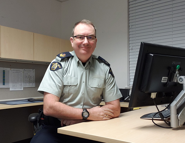 RCMP sergeant cites reasons to feel grateful