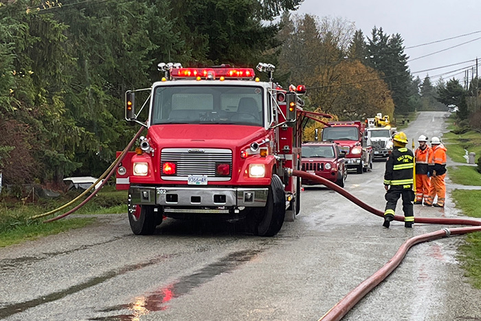 Fire Department Responds to Maliview Fourplex Fire