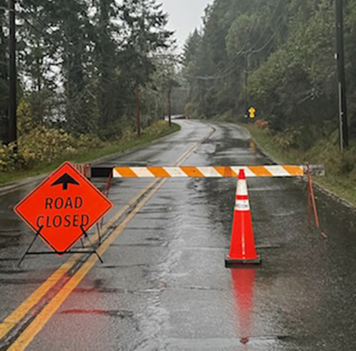 Salt Spring Public Asked to Not travel on Closed Roads