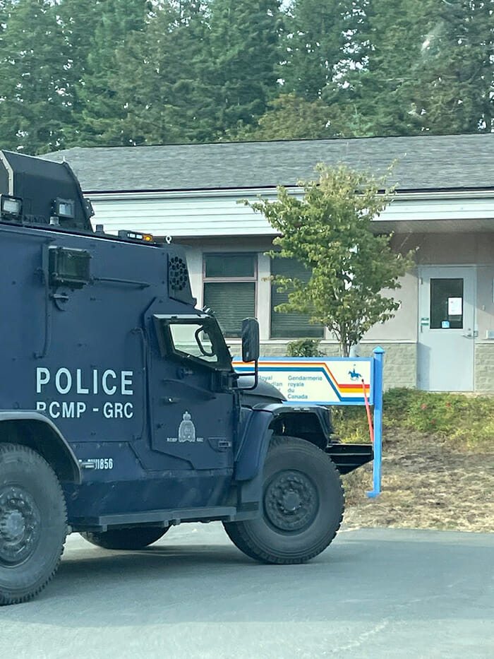 Firearms warrant brings heavy police presence to Salt Spring