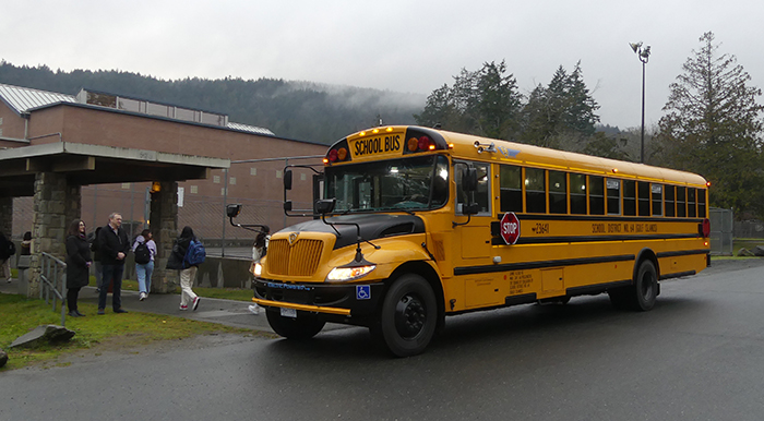 First electric school bus on Salt Spring roads