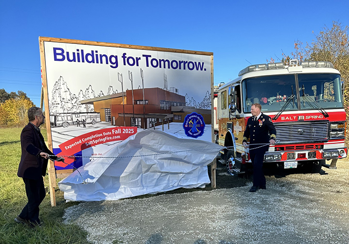 New Ganges fire hall project ‘officially’ begins