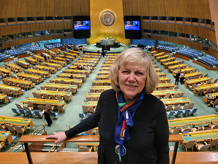 Local woman attends United  Nations Commission