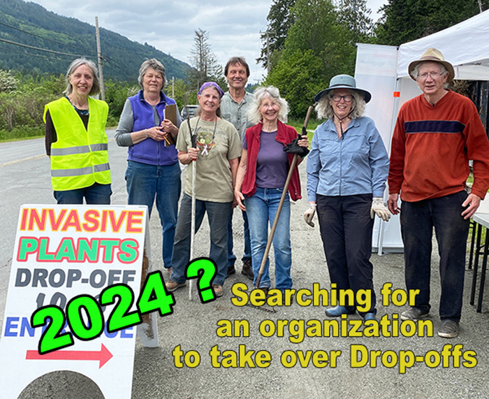 No Invasive Plant Drop-off events planned for 2024