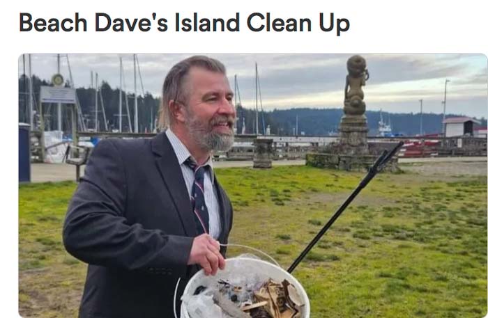 Beach Dave’s trash cleanup initiative inspires