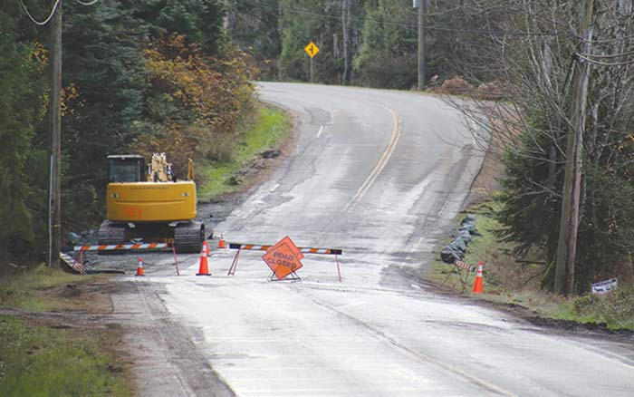 Island’s main road gets flood prevention work